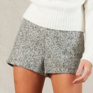 Lucca Couture Beverlynn Boucle Shorts-Pepper Size XS NWT